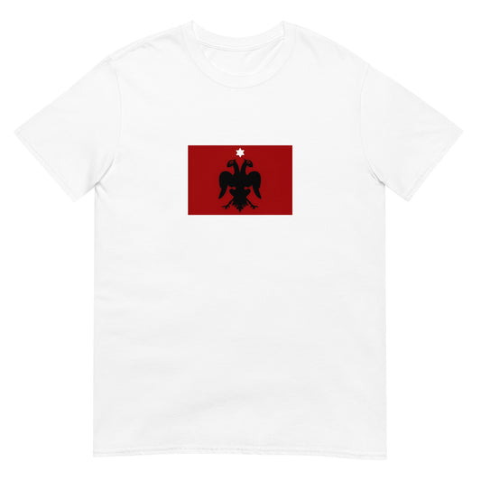 Albania - Ottoman Albanian Vilayet (1385-1912) | Historical Flag Short-Sleeve Unisex T-Shirt