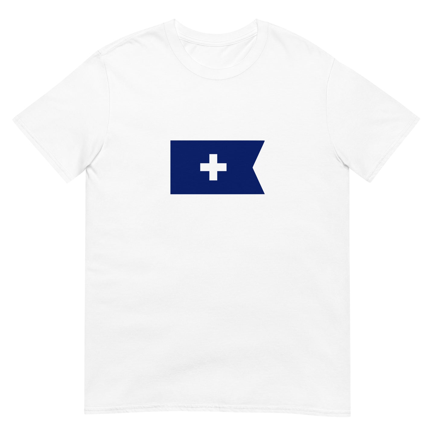 Bosnia Herzegovina - Banate of Bosnia (1154-1377) | Historical Flag Short-Sleeve Unisex T-Shirt