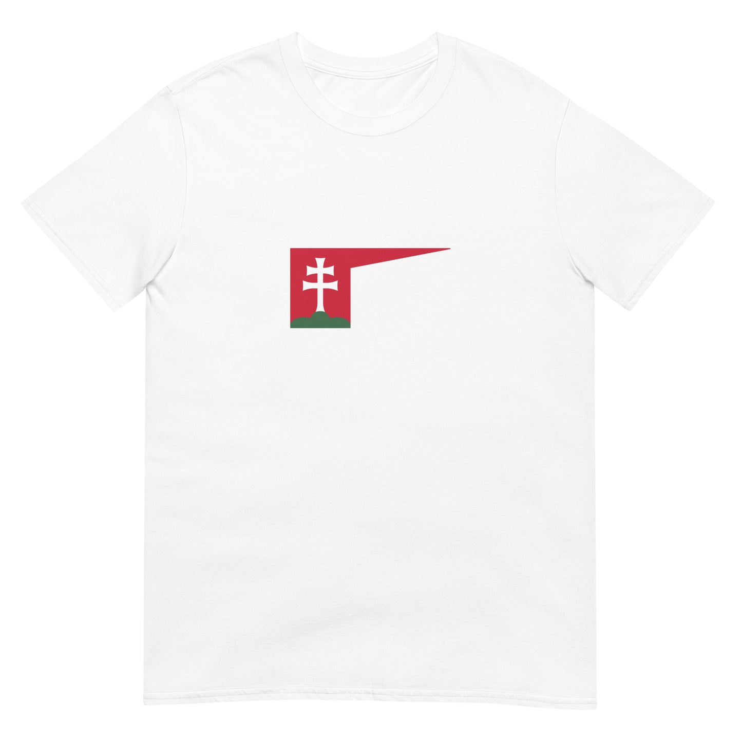 Hungary - Kingdom of Hungary (1000-1301) | Historical Flag Short-Sleeve Unisex T-Shirt