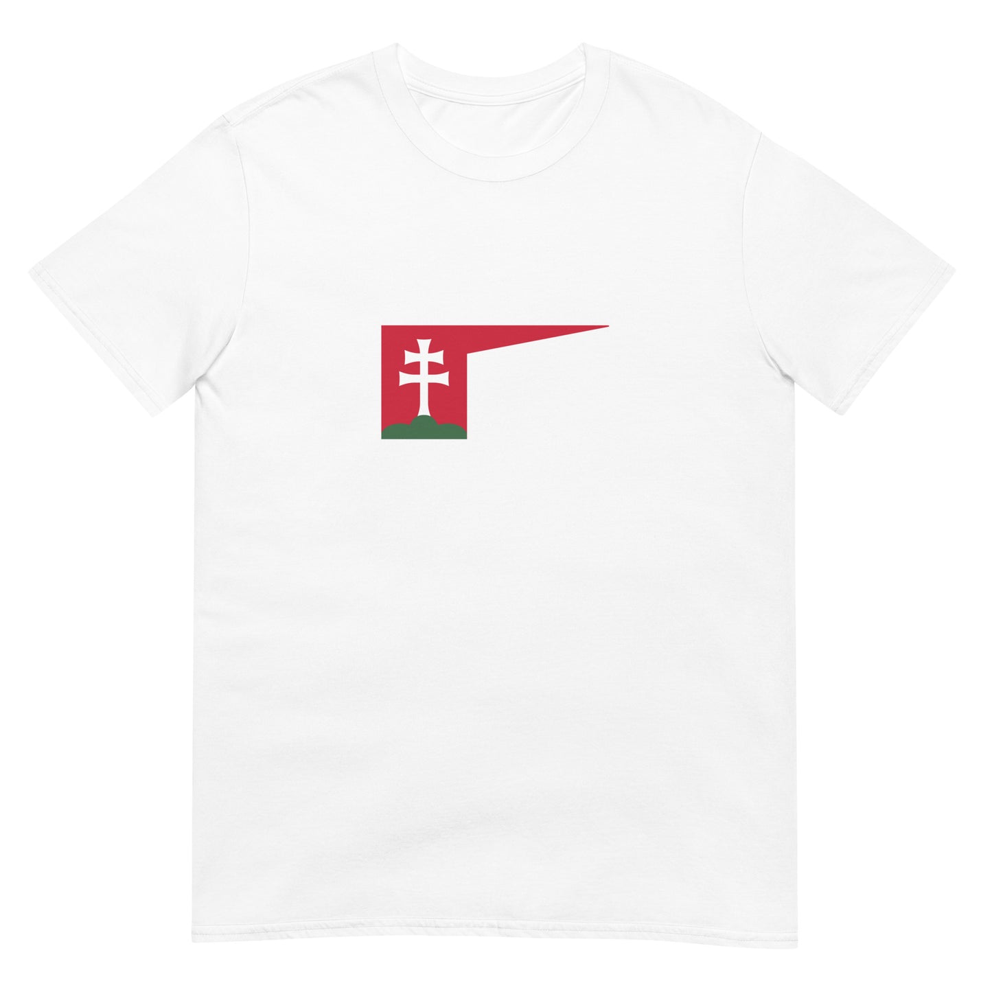 Slovenia - Kingdom of Hungary (1102-1437) | Historical Flag Short-Sleeve Unisex T-Shirt