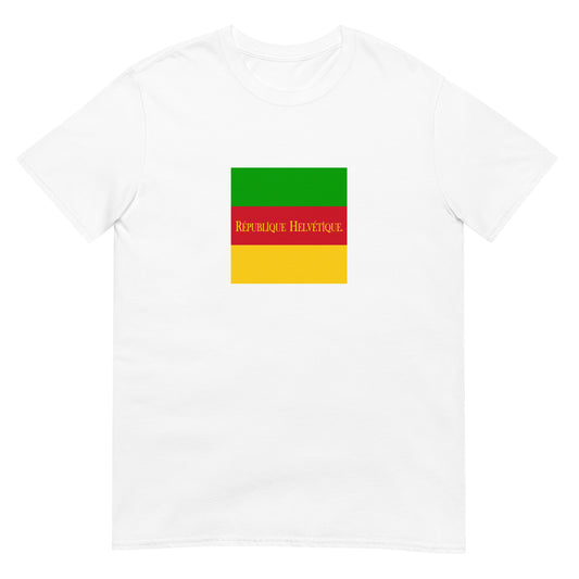 Switzerland - Helvetic Republic (1798-1803) | Historical Flag Short-Sleeve Unisex T-Shirt