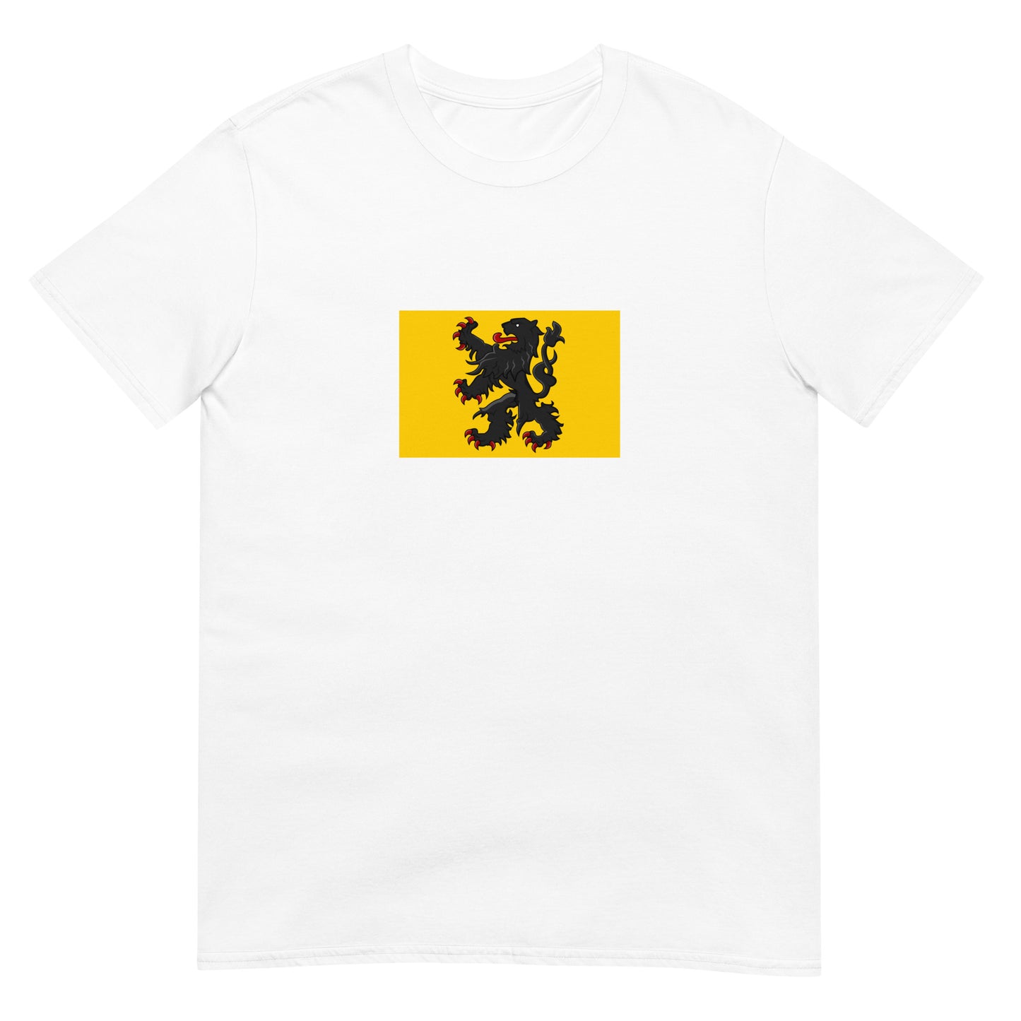 Belgium - County of Flanders (862-1797) | Historical Flag Short-Sleeve Unisex T-Shirt