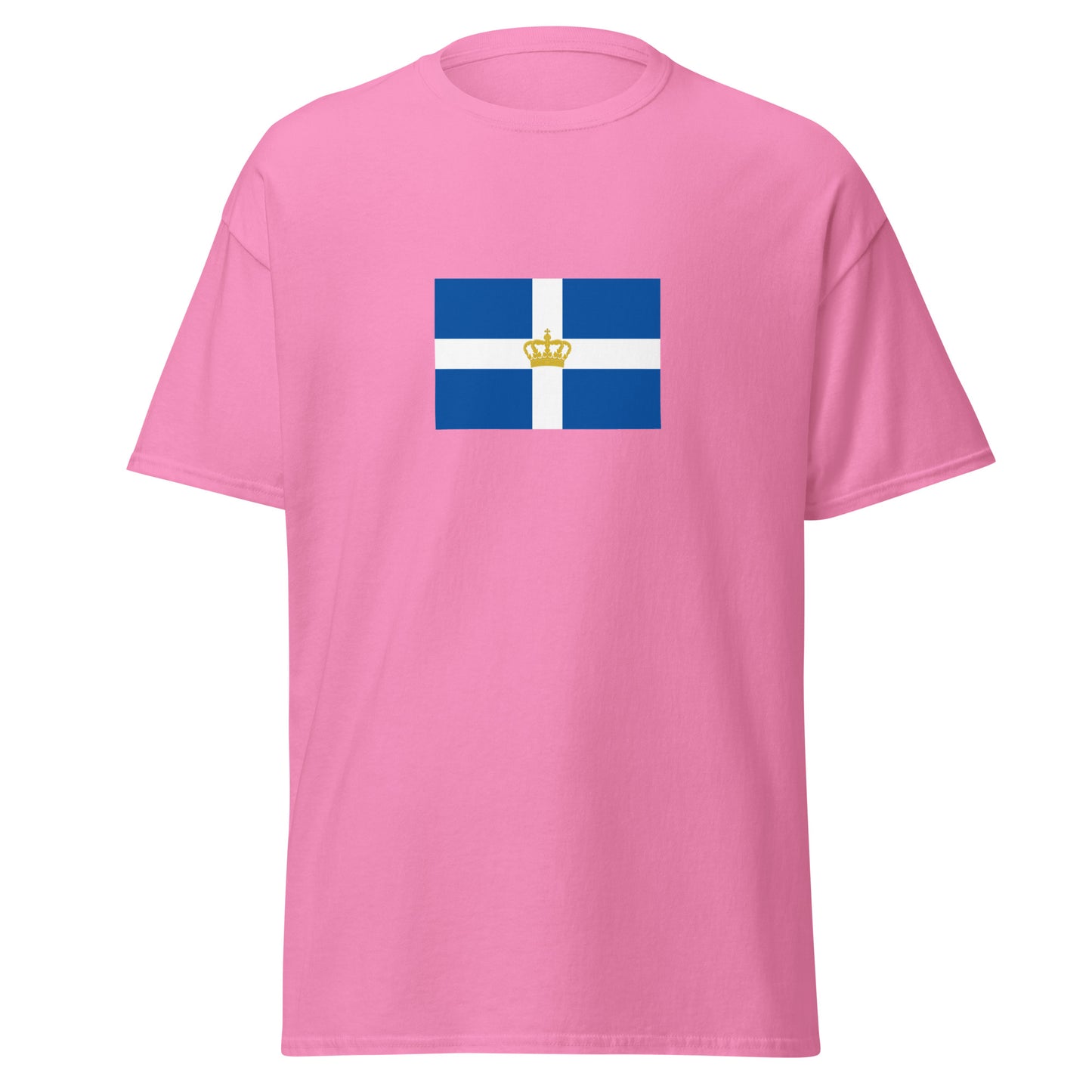 Greece - Kingdom of Greece (1863-1970) | Historical Greek Flag Interactive T-Shirt