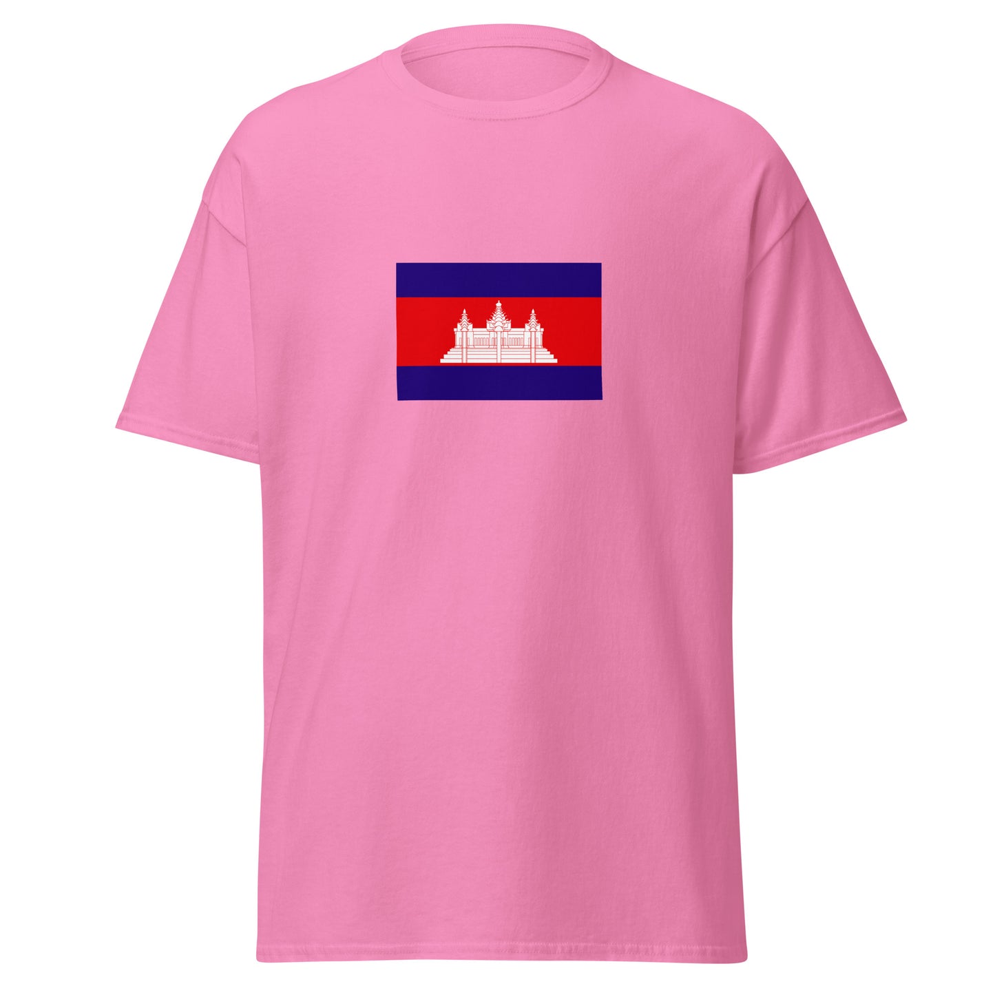 Cambodia - Kingdom of Cambodia (1953-1970) | Historical Cambodian Flag Interactive T-shirt