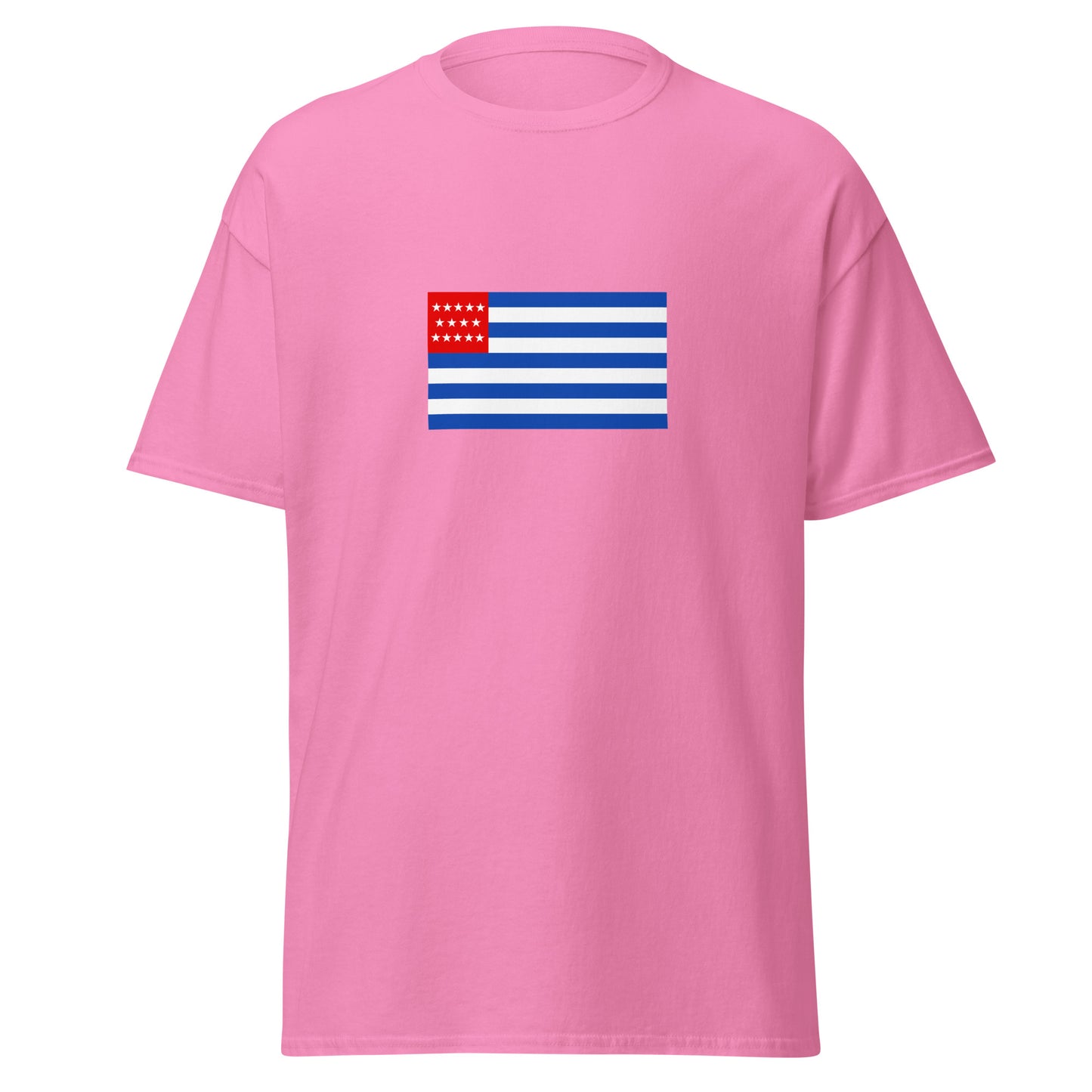 El Salvador - State of El Salvador (1865-1877) | Historical El Salvador Flag Interactive T-Shirt