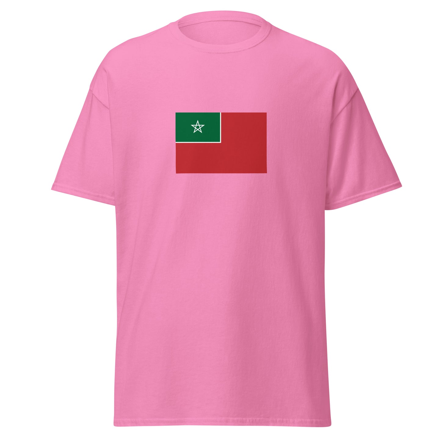 Morocco - Spanish Protectorate in Morocco (1912-1956) | Historical Morocco Flag Interactive T-Shirt