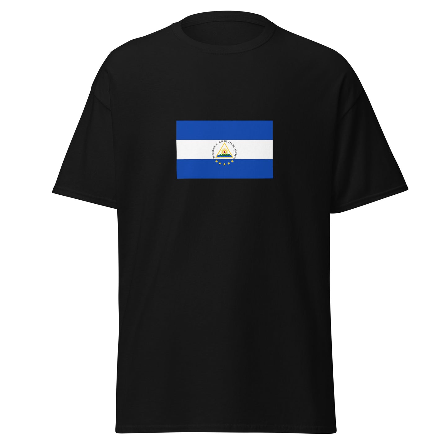 Nicaragua - Greater Republic of Central America (1896-1898) | Historical Nicaragua Flag Interactive T-Shirt