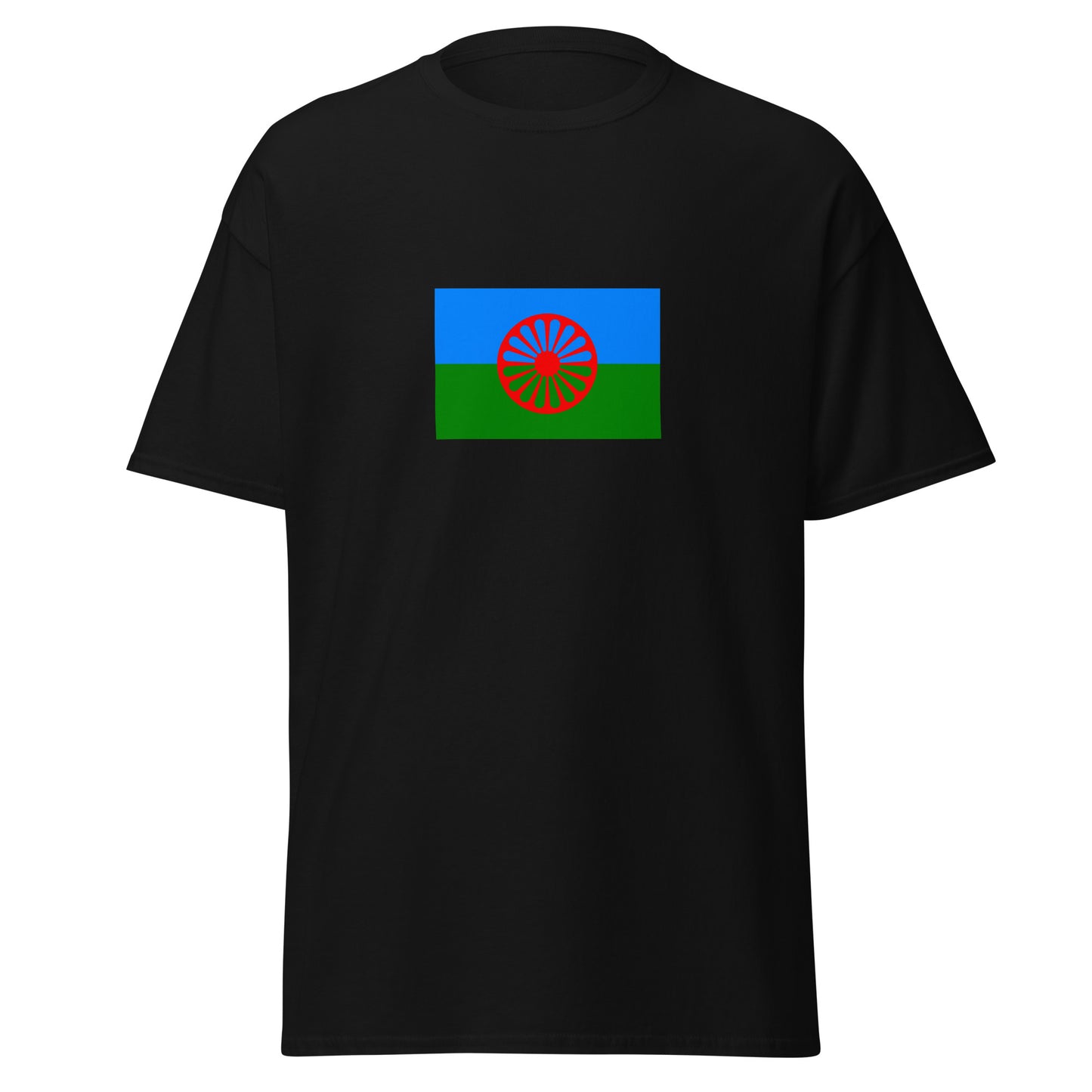 USA - Romani People | Ethnic American Flag Interactive T-shirt