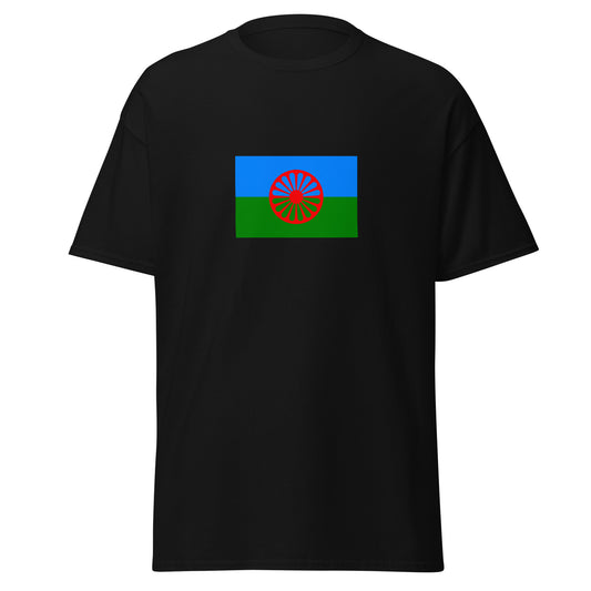 USA - Romani People | Ethnic American Flag Interactive T-shirt