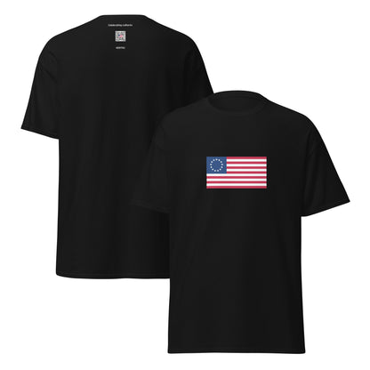 USA - 13 Stars & Stripes Betsy Ross Flag (1776) | Historical American Flag Interactive T-Shirt