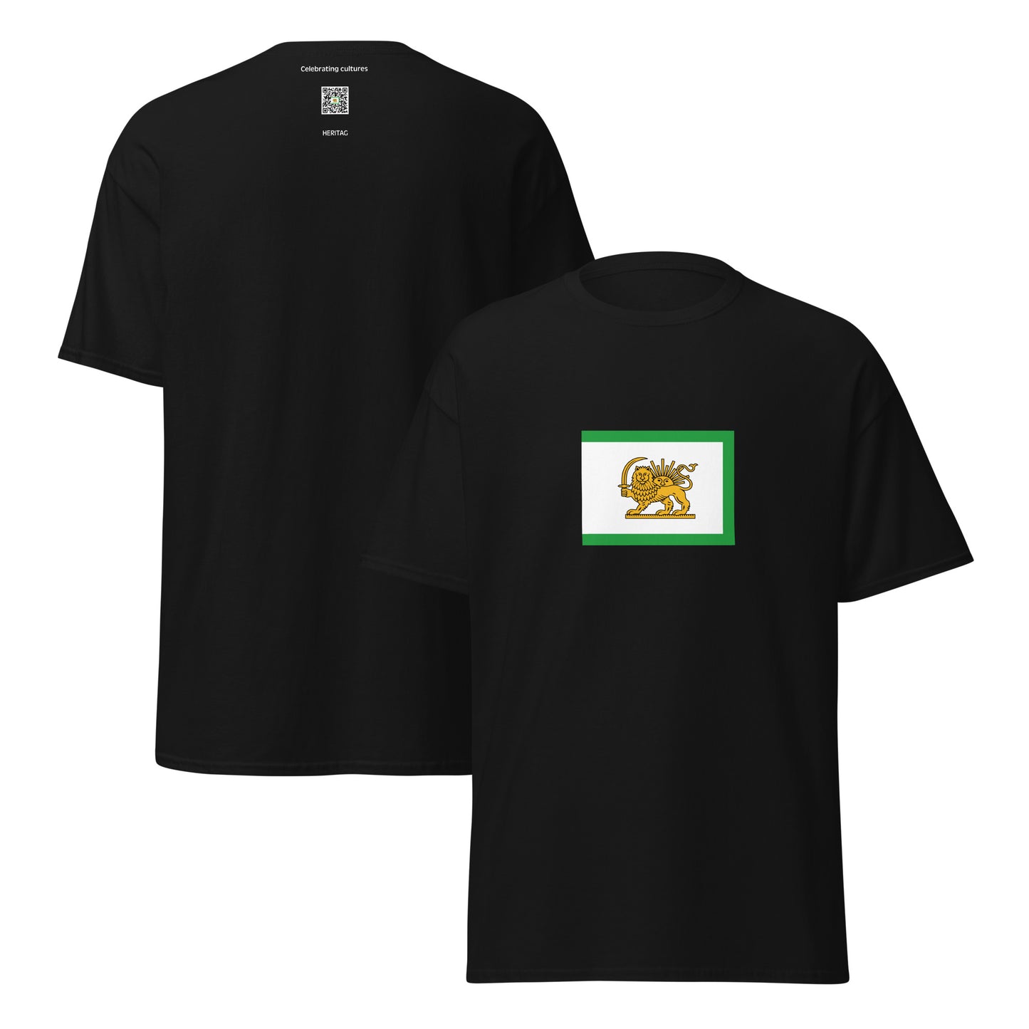 Iran - Qajar Dynasty II (1848-1907) | Historical Iran Flag Interactive T-Shirt