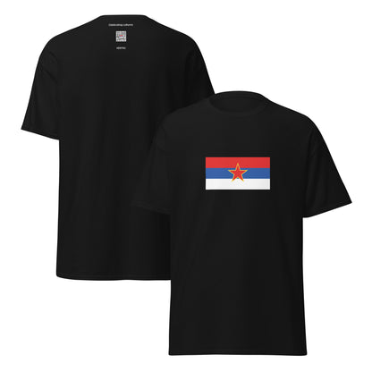 Serbia - Socialist Republic of Serbia (1946-1992) | Historical Serbian Flag Interactive T-shirt