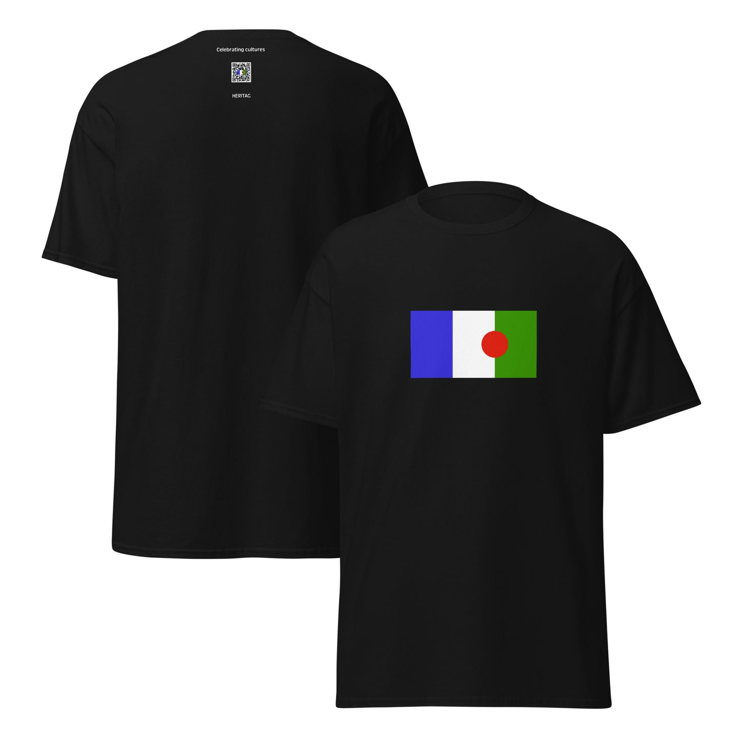 Congo DR - Echuya Batwa People | Ethnic Congolese Flag Interactive T-Shirt