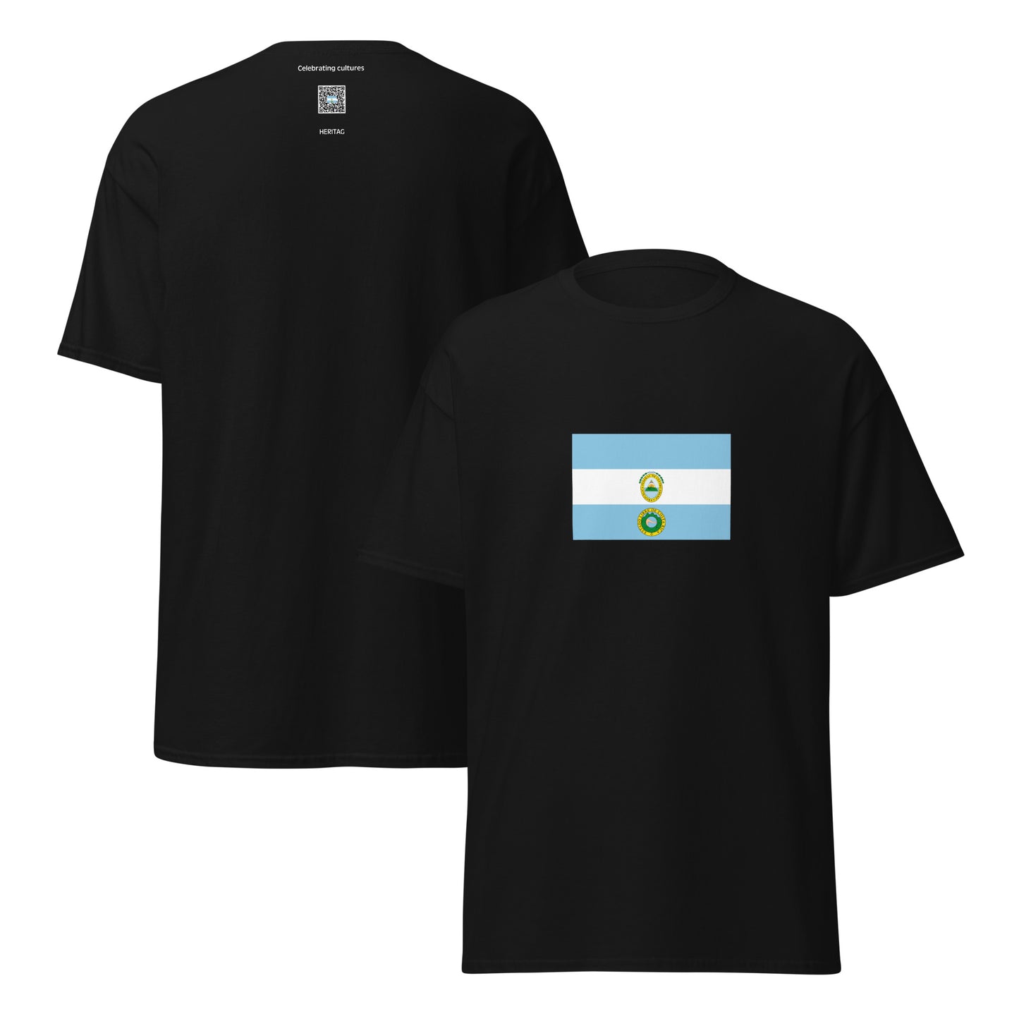 Costa Rica - State of Costa Rica (1824-1840) | Historical Costa Rican Flag Interactive T-Shirt
