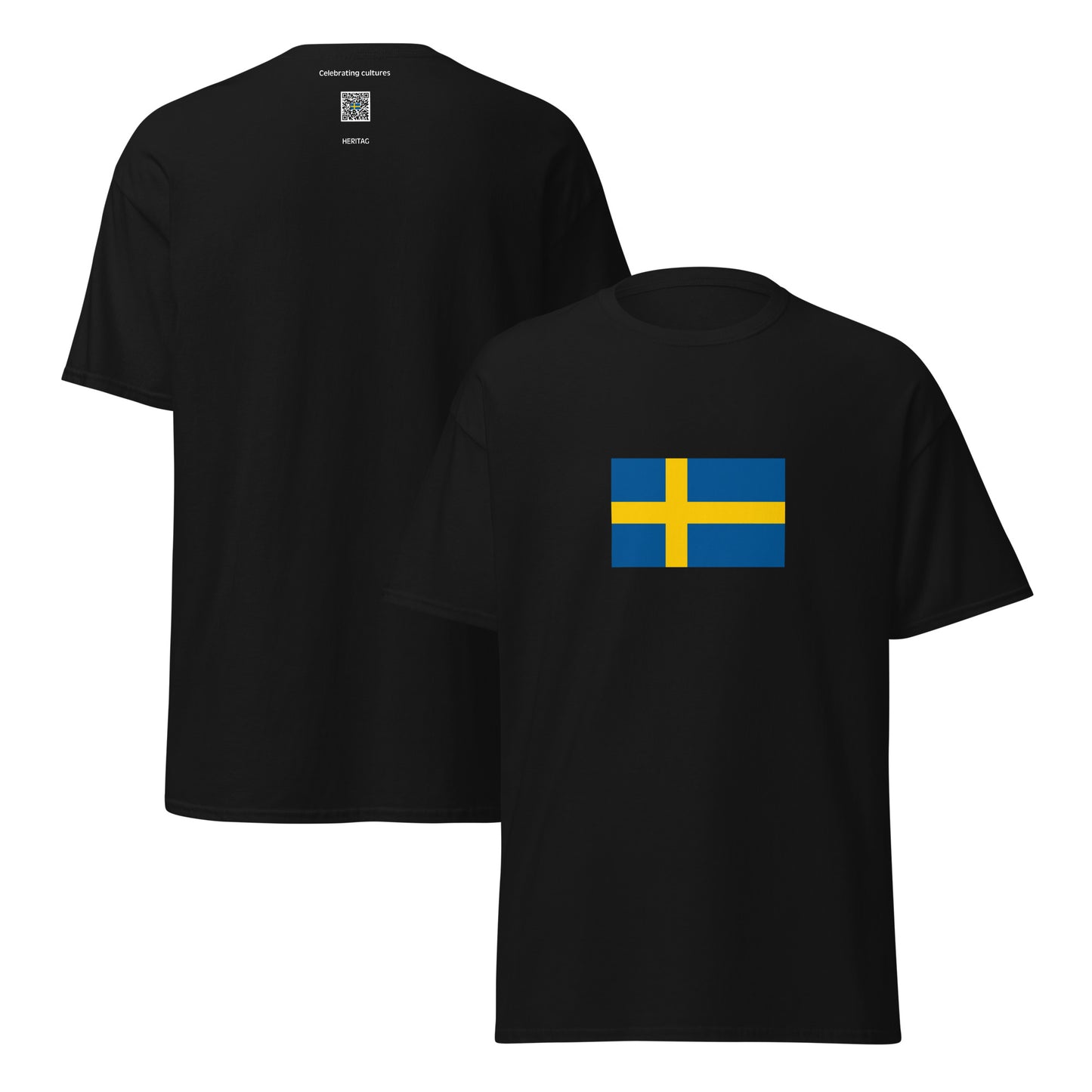 Sweden - Swedish People (Swedes) | Ethnic Swedish Flag Interactive T-Shirt