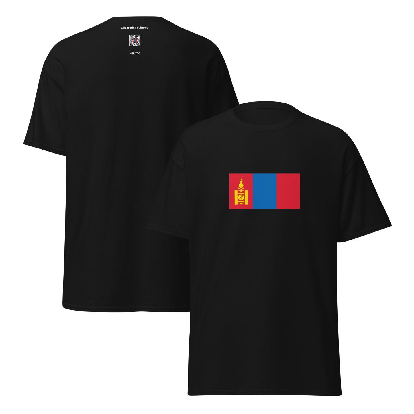 Mongolia - Khalkha Mongols | Ethnic Mongolia Flag Interactive T-Shirt