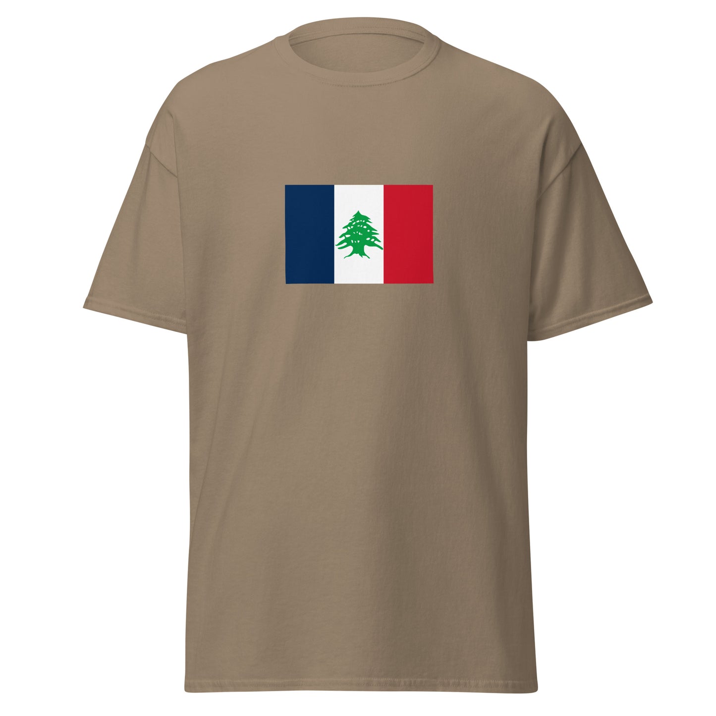 Lebanon - Greater Lebanon (1920-1943) | Historical Lebanese Flag Interactive T-Shirt