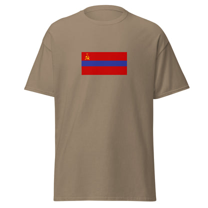 Armenia - Armenian Soviet Socialist Republic (1952-1990) | Historical Armenian Flag Interactive T-shirt