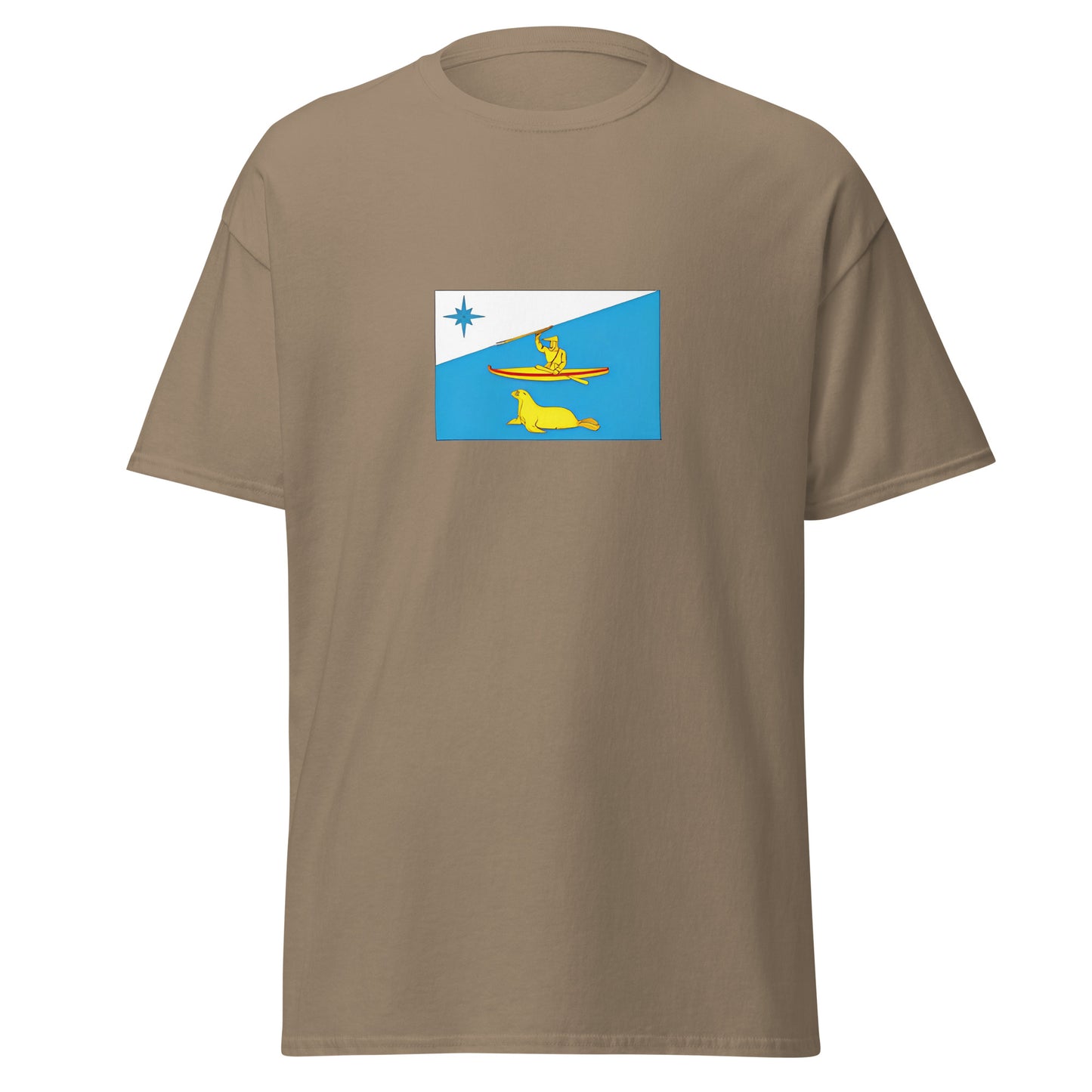 USA - Aleuts People | Indigenous American Flag Interactive T-shirt