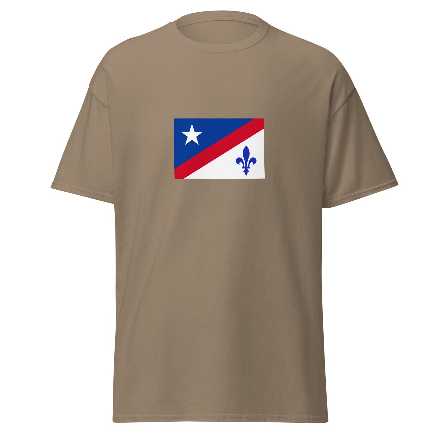 USA - French Americans | Ethnic American Flag Interactive T-shirt