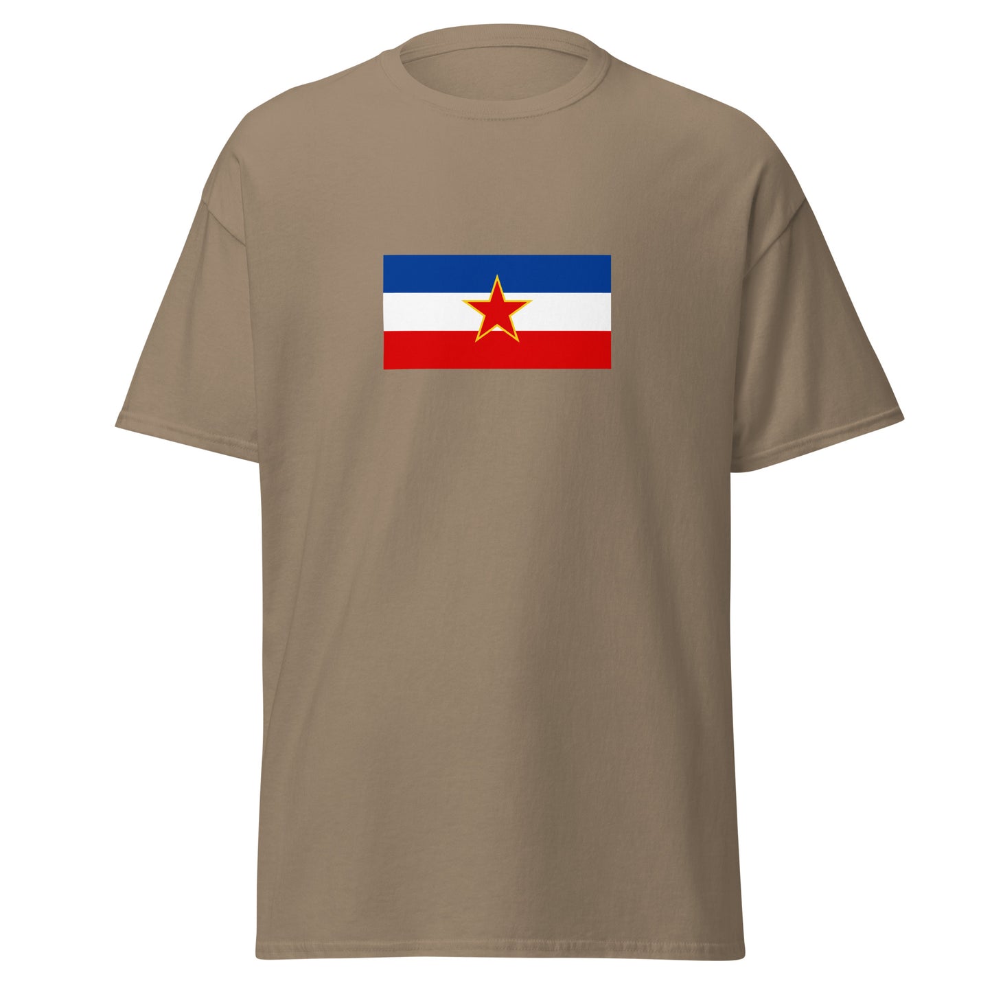 USA - Yugoslavs | Ethnic American Flag Interactive T-shirt