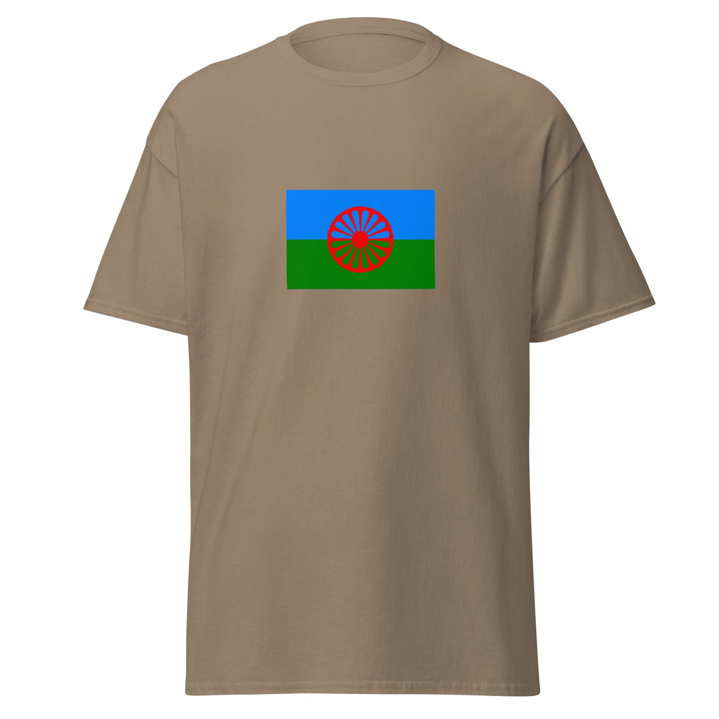 USA - Romani People | Ethnic American Flag Interactive T-shirt