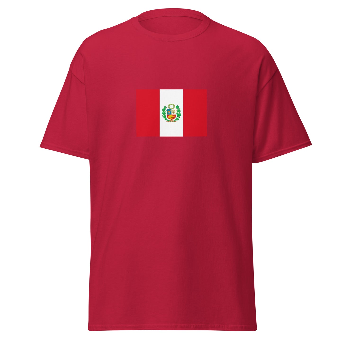 Peru - Peruvian Republic (1825-1884) | Historical Peru Flag Interactive T-Shirt