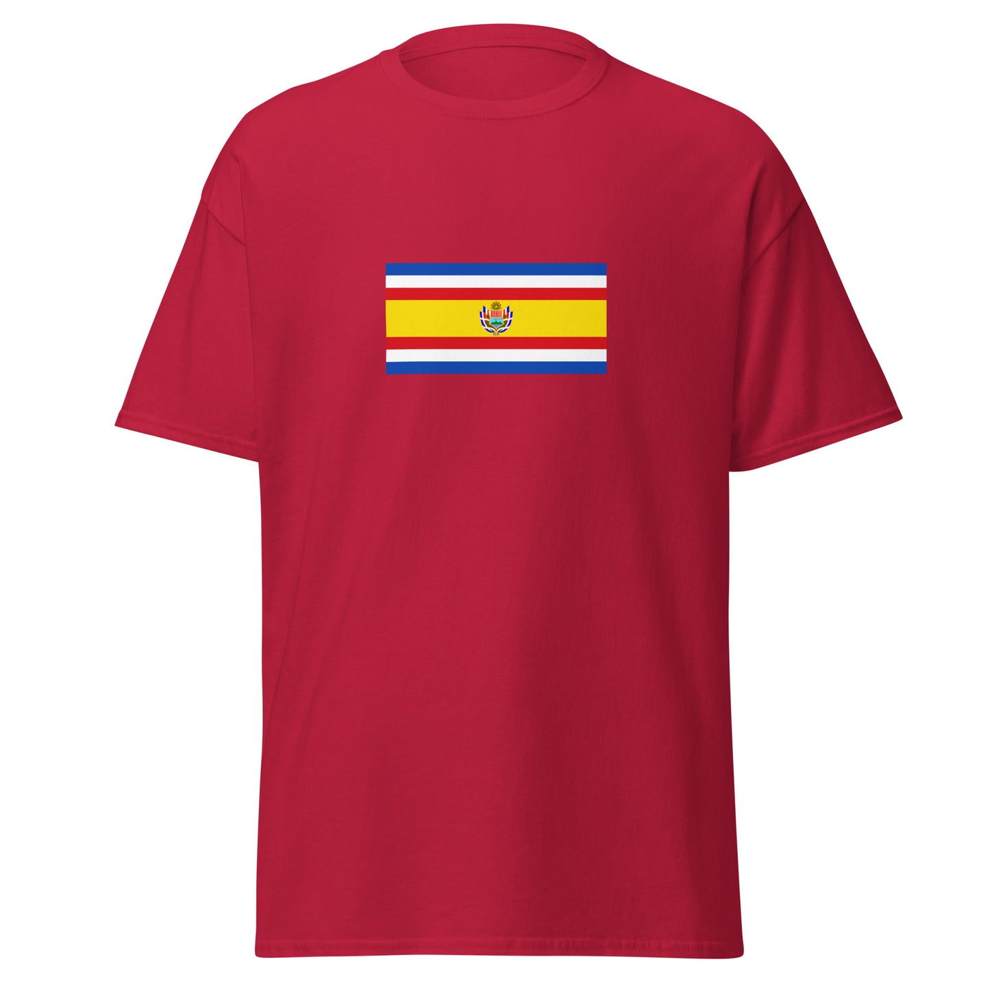 Guatemala - State of Guatemala (1858-1871) | Historical Guatemala Flag Interactive T-Shirt