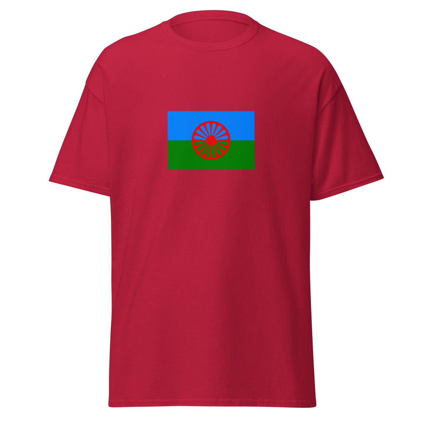 USA - Romani People | Ethnic American Flag Interactive T-shirt