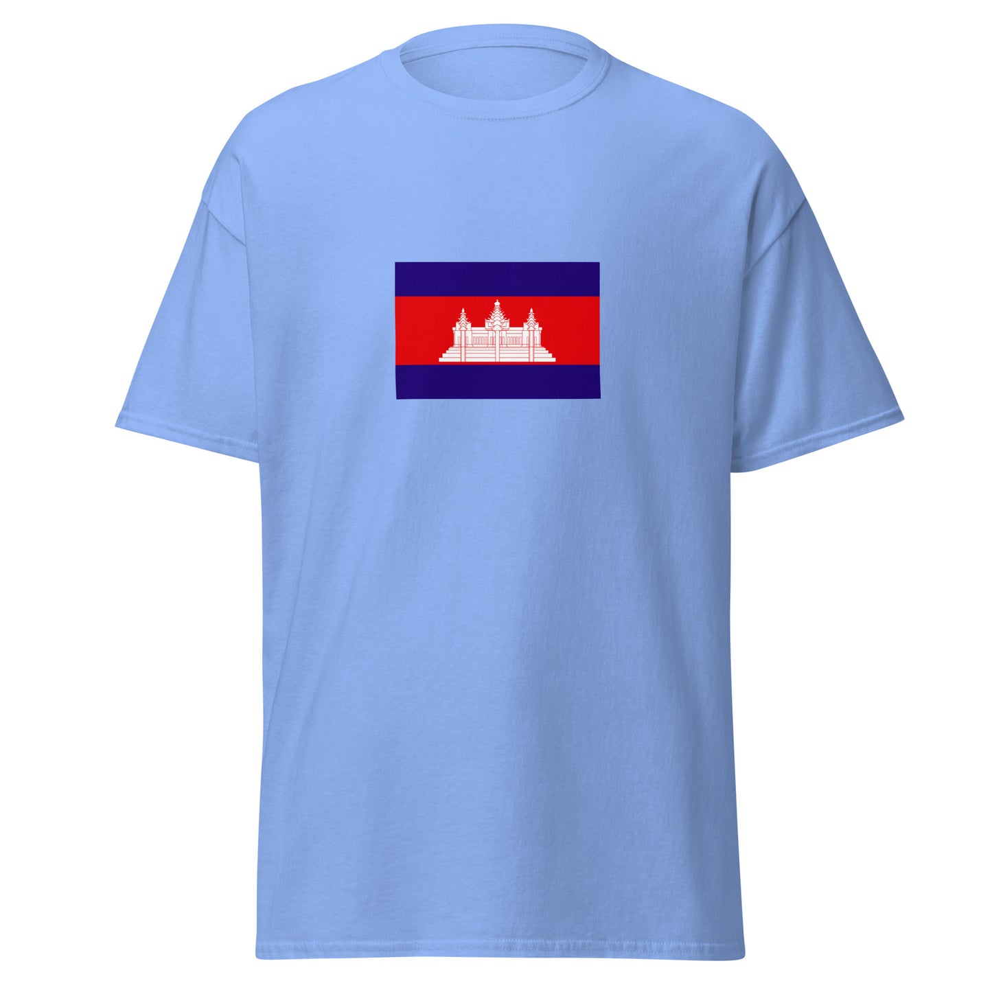 Cambodia - Kingdom of Cambodia (1953-1970) | Historical Cambodian Flag Interactive T-shirt