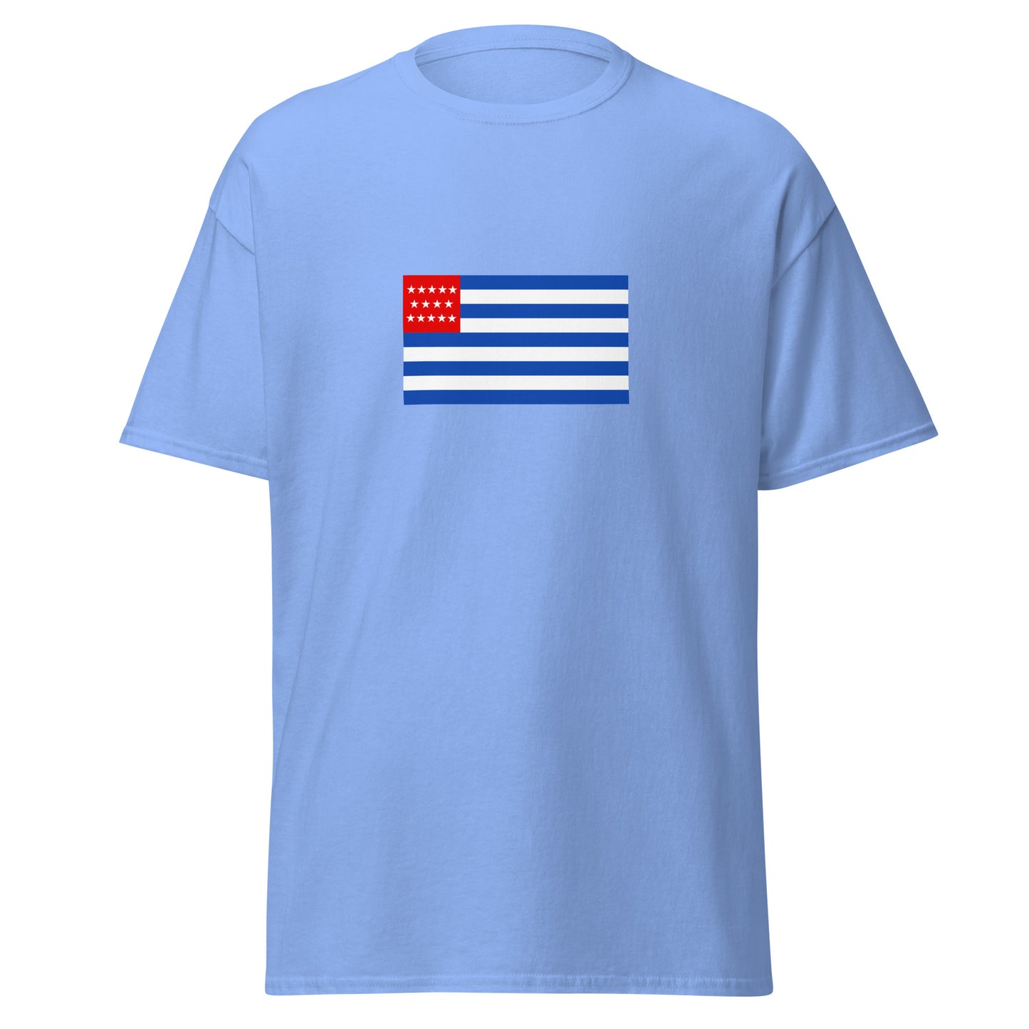 El Salvador - State of El Salvador (1865-1877) | Historical El Salvador Flag Interactive T-Shirt