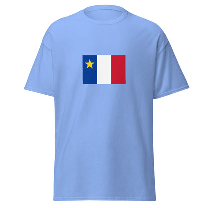 USA - French Acadians | Ethnic American Flag Interactive T-shirt