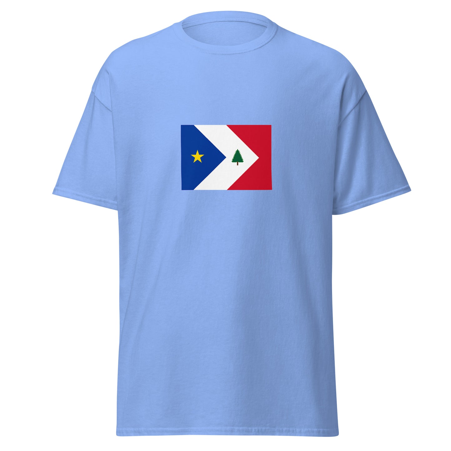 USA - New England Acadians | Ethnic American Flag Interactive T-shirt