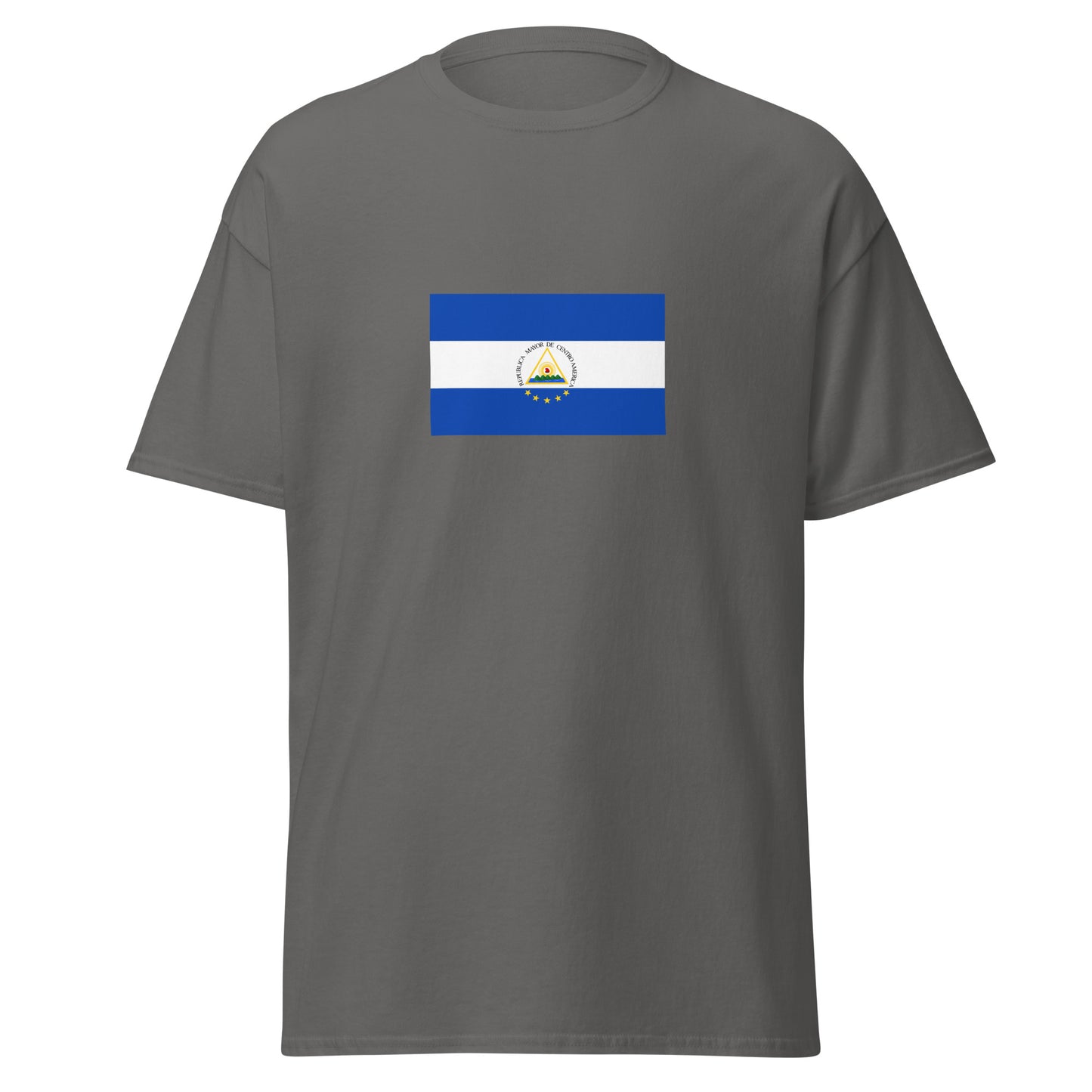 Nicaragua - Greater Republic of Central America (1896-1898) | Historical Nicaragua Flag Interactive T-Shirt