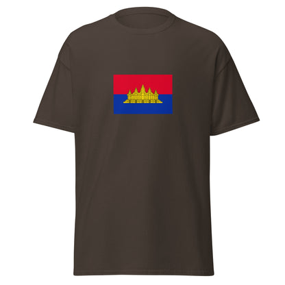 Cambodia - State of Cambodia (1989-1992) | Historical Cambodian Flag Interactive T-shirt