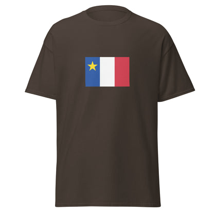 USA - French Acadians | Ethnic American Flag Interactive T-shirt