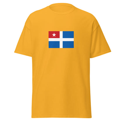 Greece - Cretan State (1898-1913) | Historical Greek Flag Interactive T-shirt