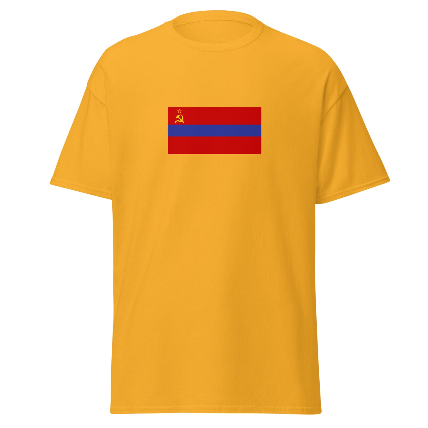 Armenia - Armenian Soviet Socialist Republic (1952-1990) | Historical Armenian Flag Interactive T-Shirt