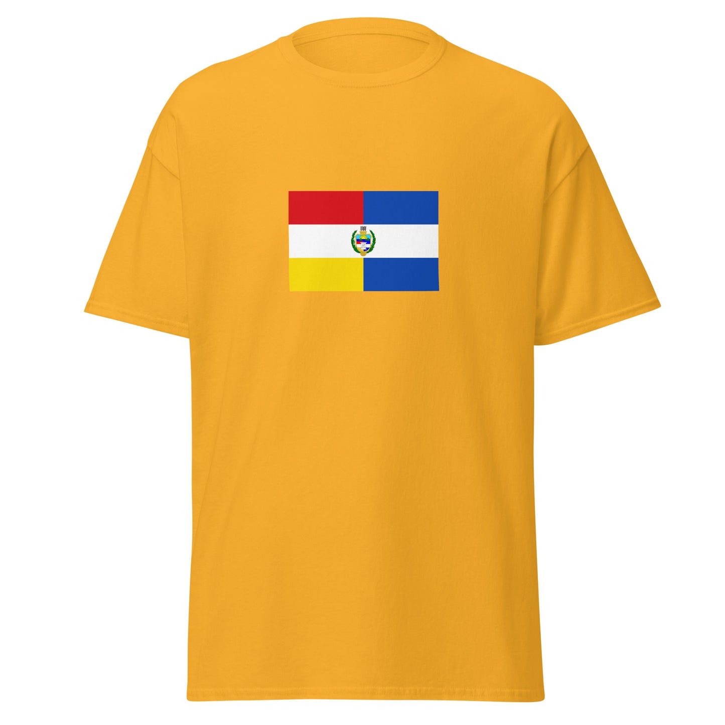 Guatemala - State of Guatemala (1851-1858) | Historical Guatemala Flag Interactive T-Shirt