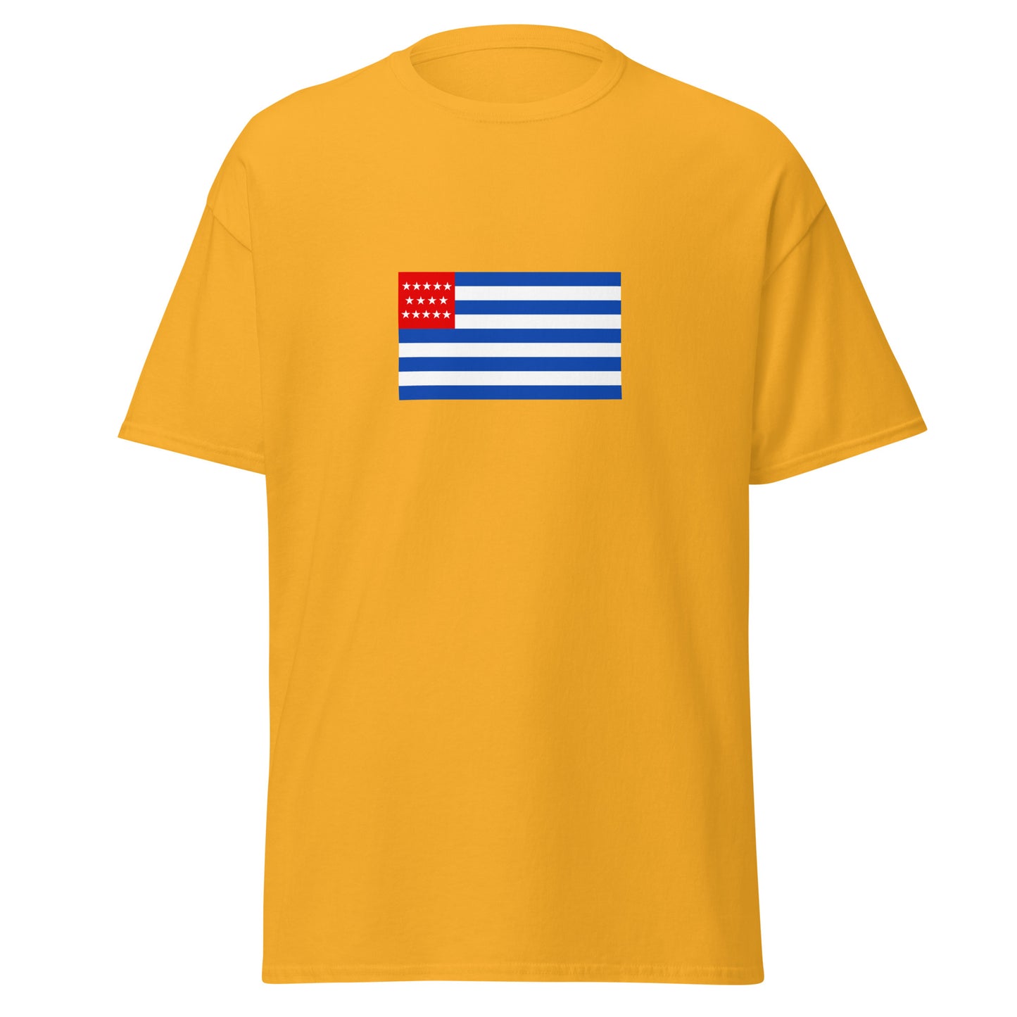 El Salvador - State of El Salvador (1865-1877) | Historical El Salvador Flag Interactive T-Shirt