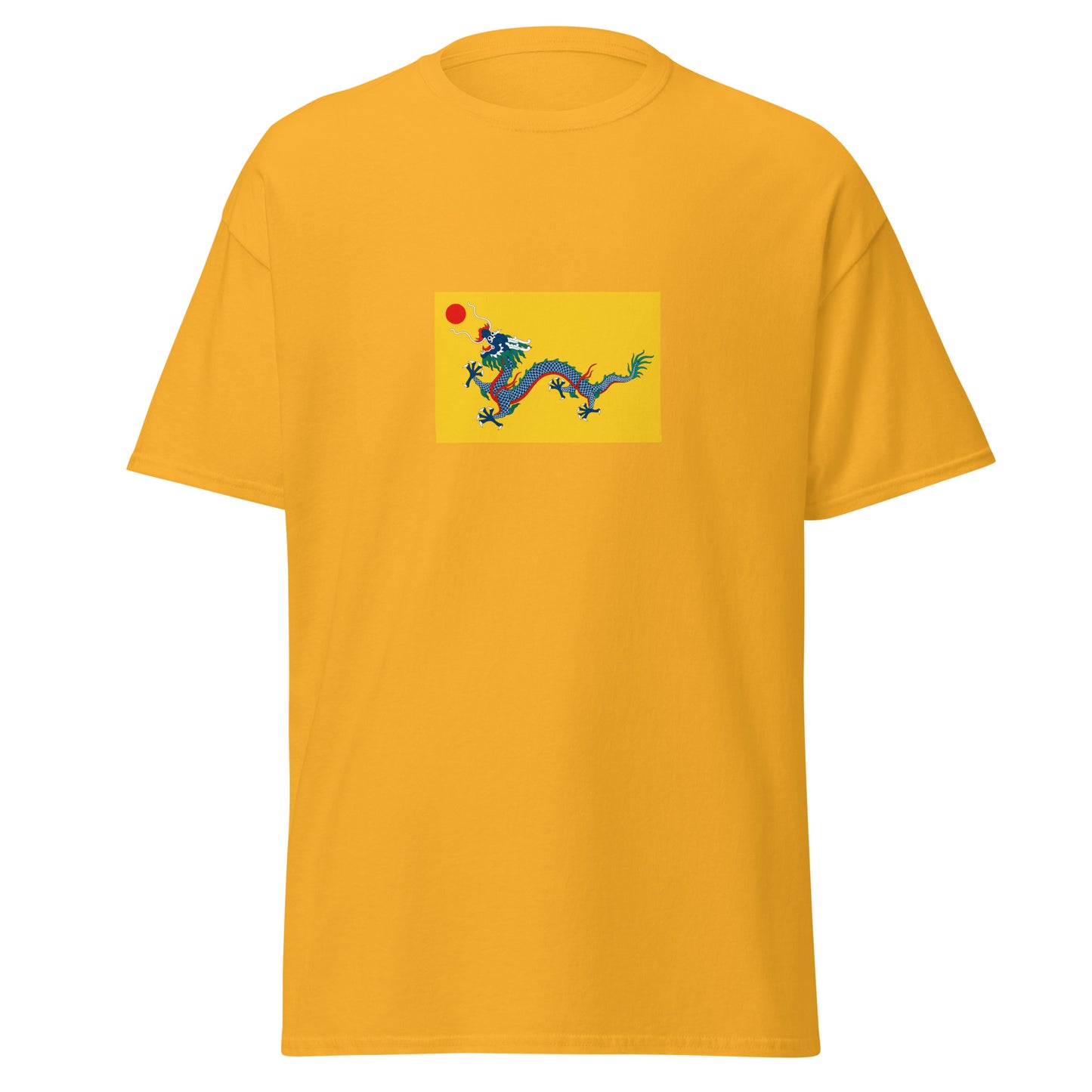 Taiwan - Qing Dynasty (1890-1895) | Historical Taiwanese Flag Interactive T-shirt