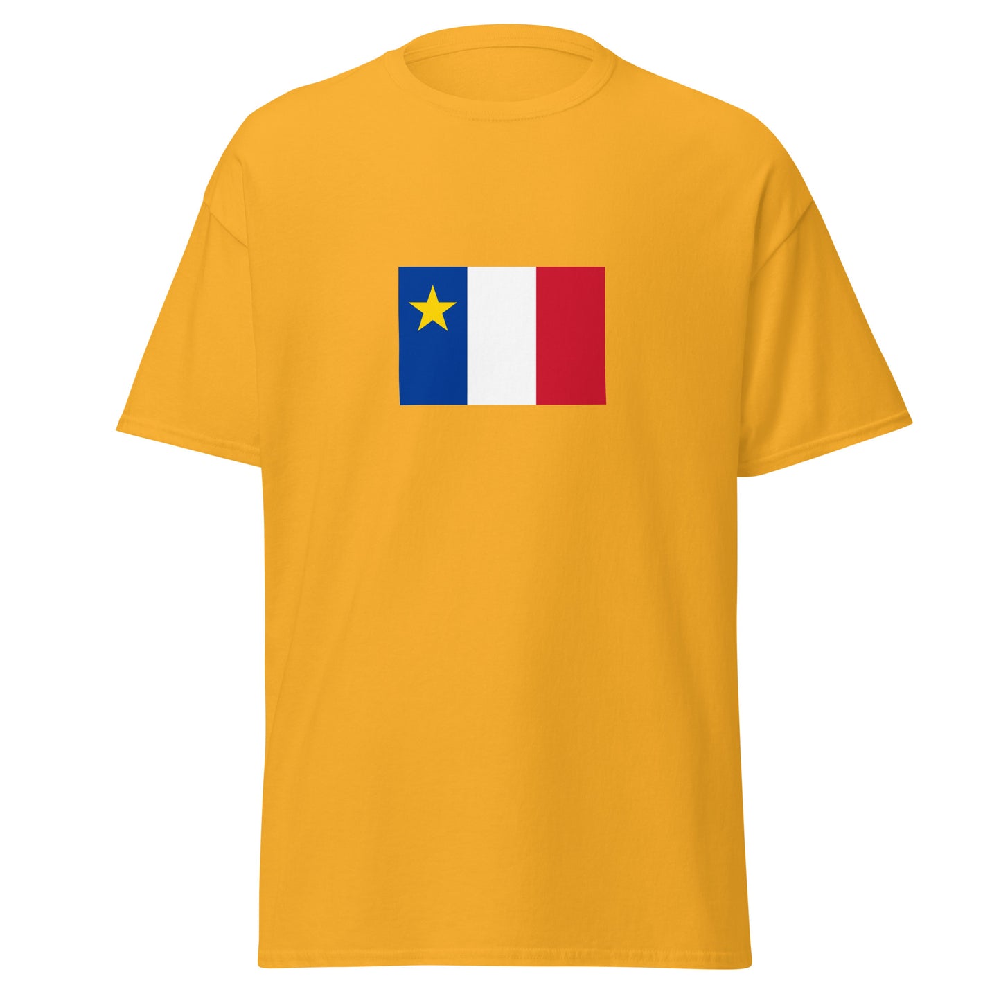 USA - Acadians | Ethnic American Flag Interactive T-shirt