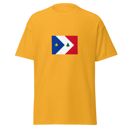 USA - New England Acadians | Ethnic American Flag Interactive T-shirt