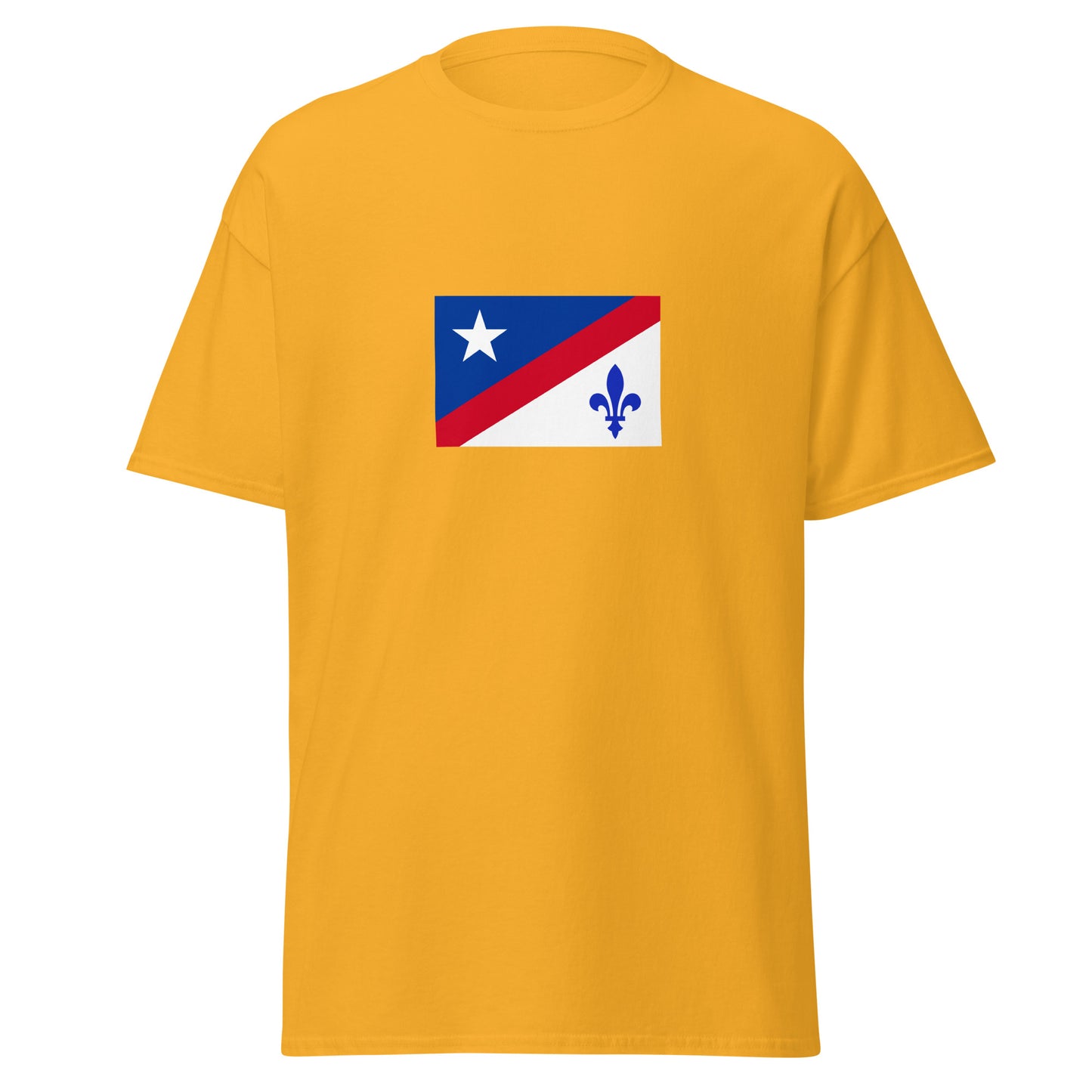 USA - French Americans | Ethnic American Flag Interactive T-shirt