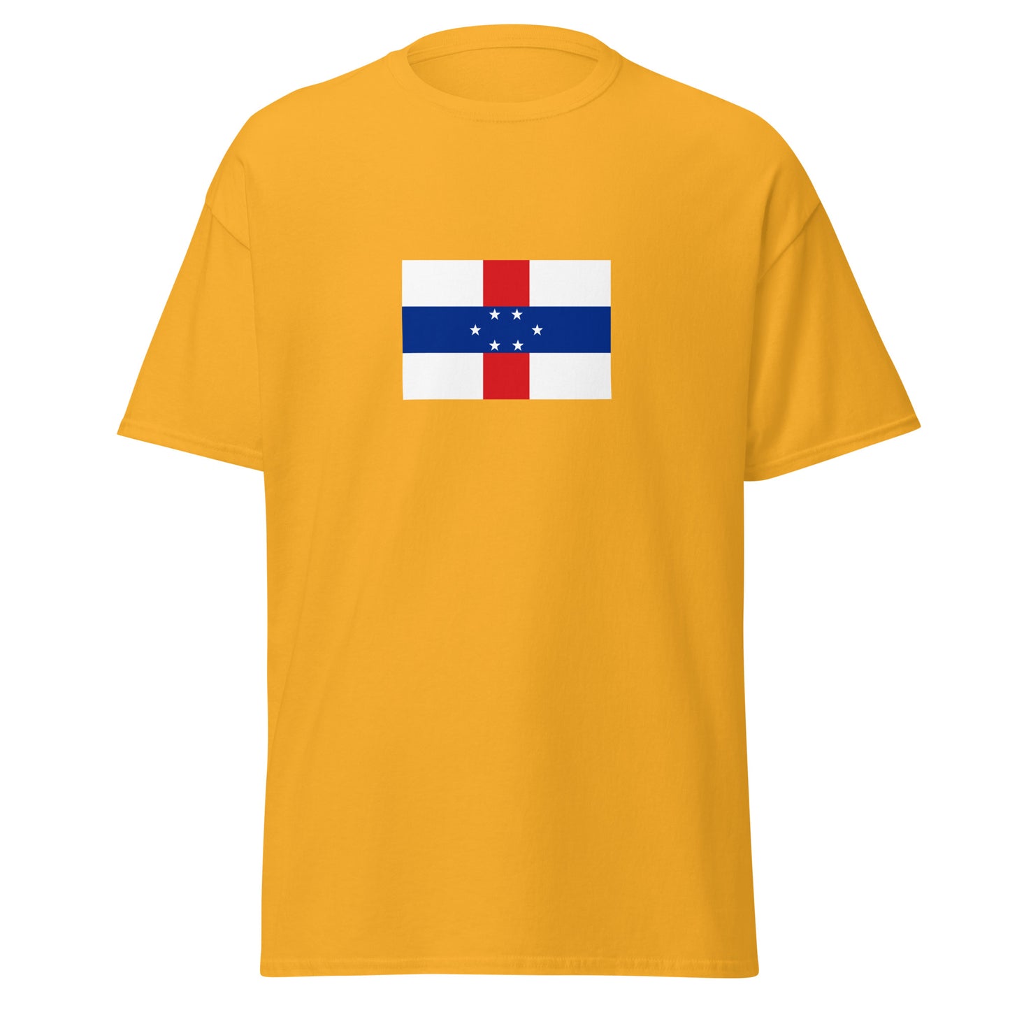 Netherlands - Antilles People | Ethnic Netherlands Flag Interactive T-shirt