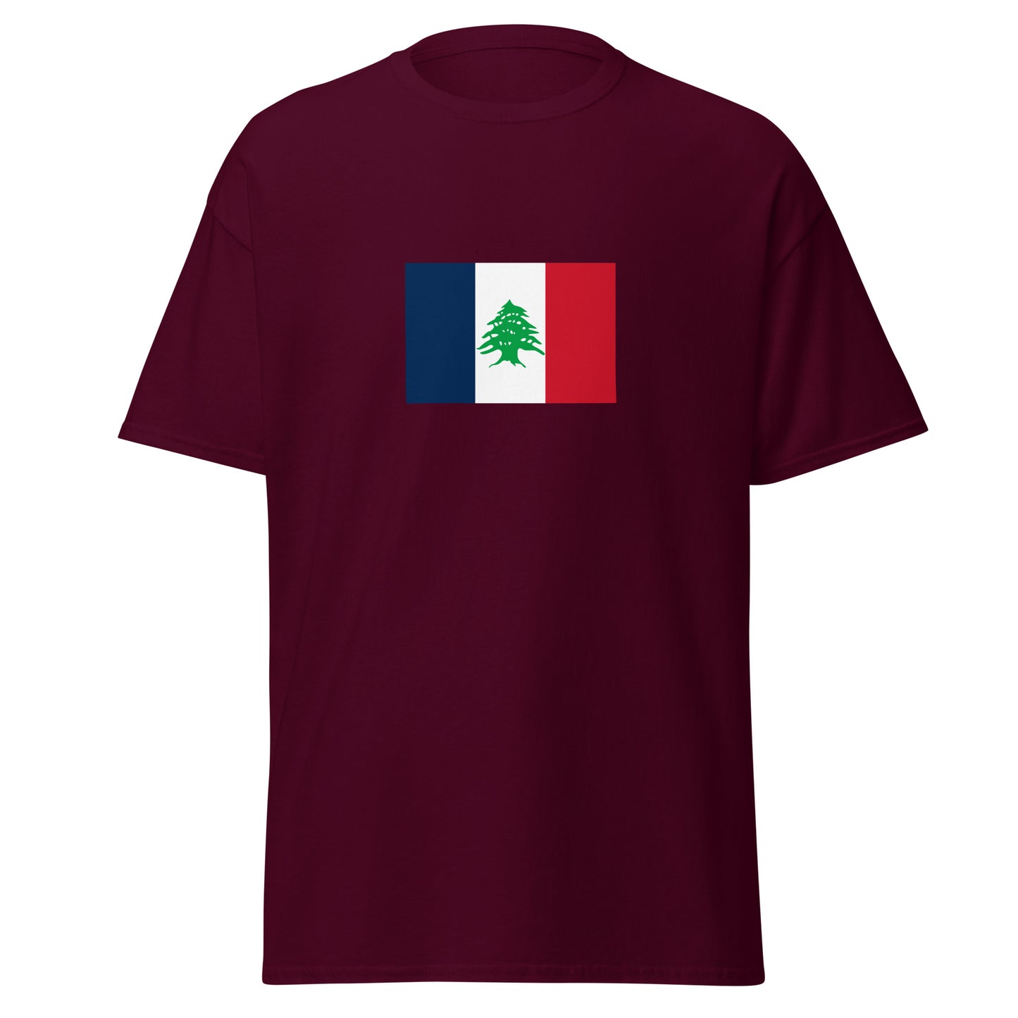 Lebanon - Greater Lebanon (1920-1943) | Historical Lebanese Flag Interactive T-Shirt