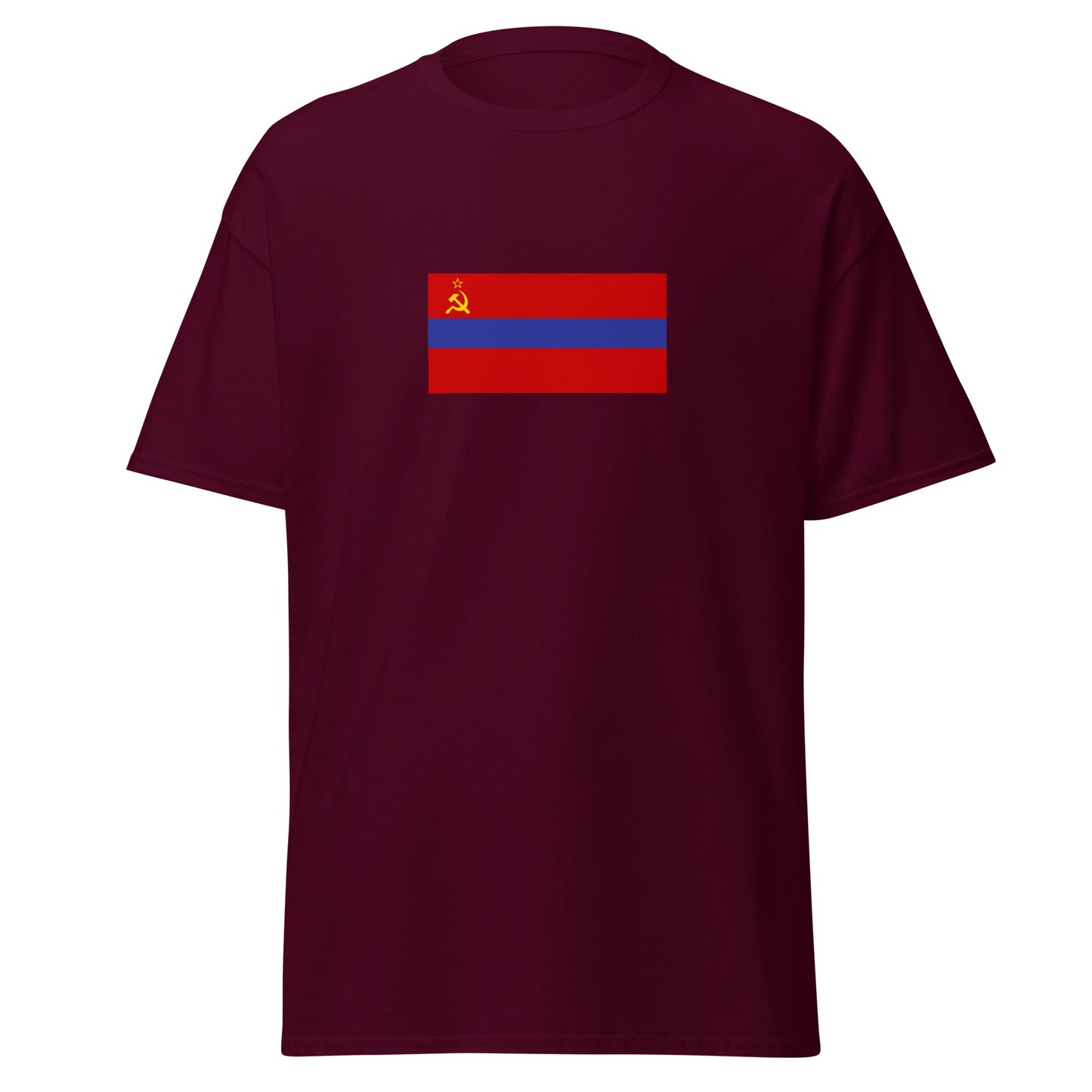 Armenia - Armenian Soviet Socialist Republic (1952-1990) | Historical Armenian Flag Interactive T-Shirt