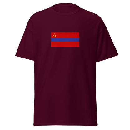 Armenia - Armenian Soviet Socialist Republic (1952-1990) | Historical Armenian Flag Interactive T-shirt