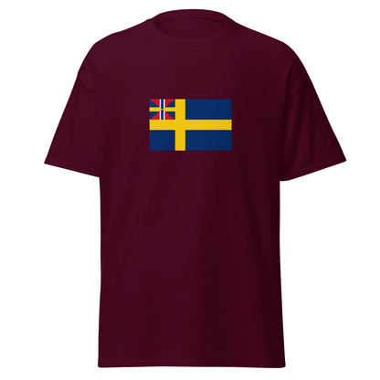 Sweden - United Kingdoms of Sweden and Norway (1814-1905) | Historical Swedish Flag Interactive T-shirt