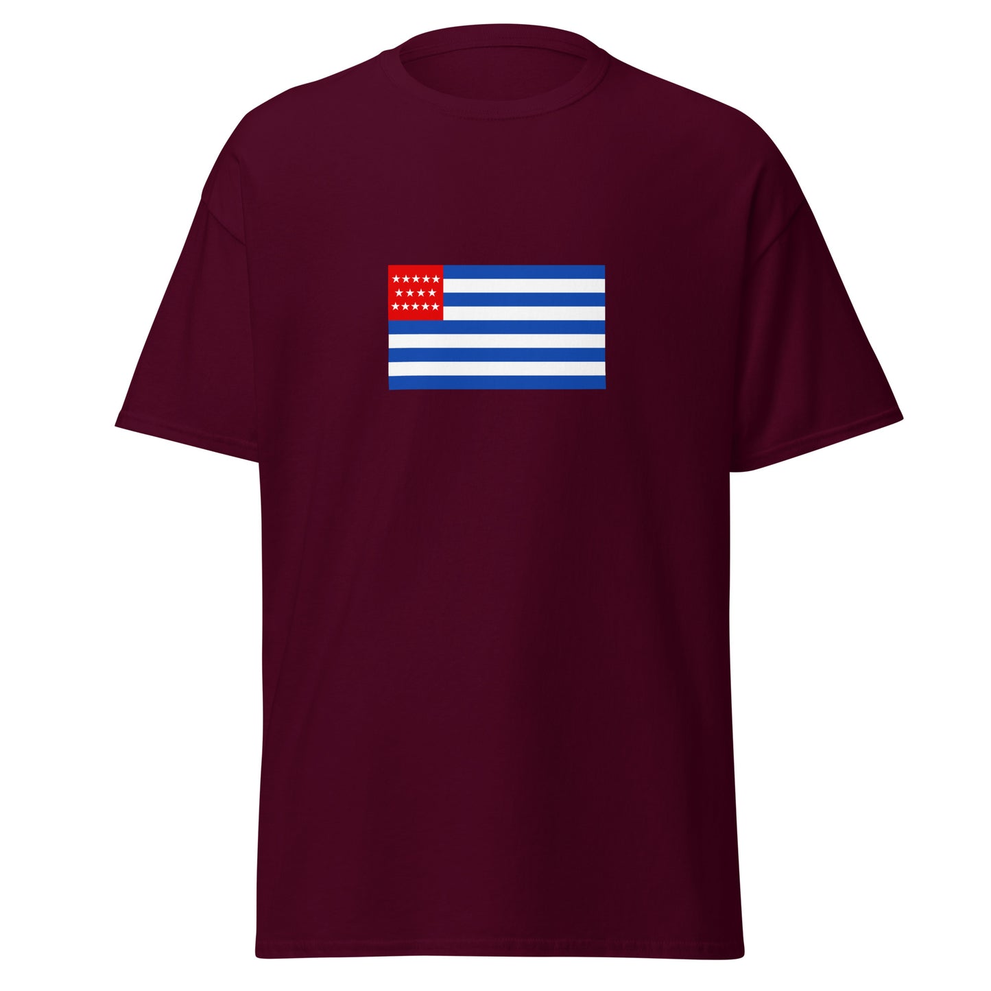 El Salvador - State of El Salvador (1865-1877) | Historical El Salvador Flag Interactive T-Shirt